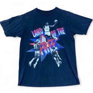 Vintage Nike USA Tee L Single Stitch Land of the Free Home of the Brave USA